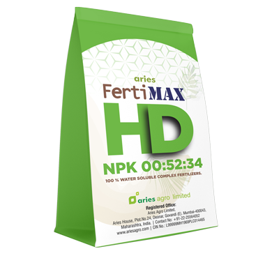 Aries fertimax HD 00:52:34 NPK Product