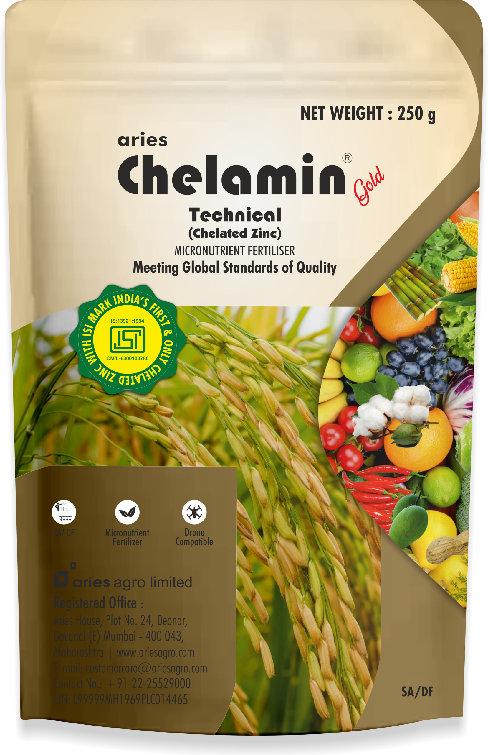 Chelamin gold (Zn EDTA)