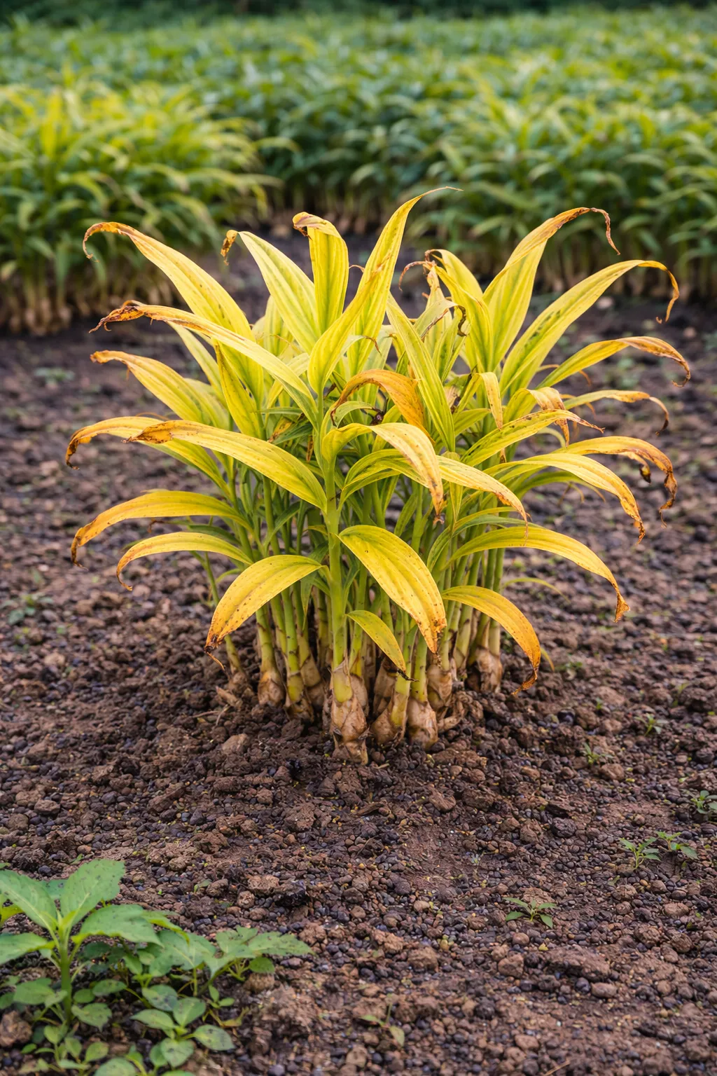 Ginger - Molybdenum deficiency