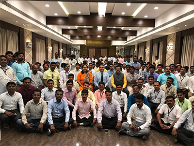 Aries Agro people at Maharashtra rabi booking lonavola in Sep 2018