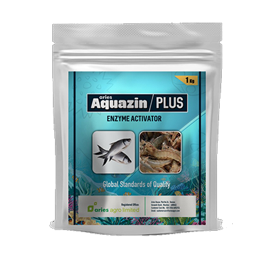 Aries Aquazin Plus aquaculture enzyme activator product