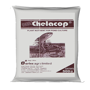 Aries Chelacop plant nutrient product for aqua culture