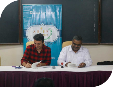 Aries and Muo Signing ceremony with JIO